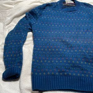Men’s vintage multicolored cotton sweater